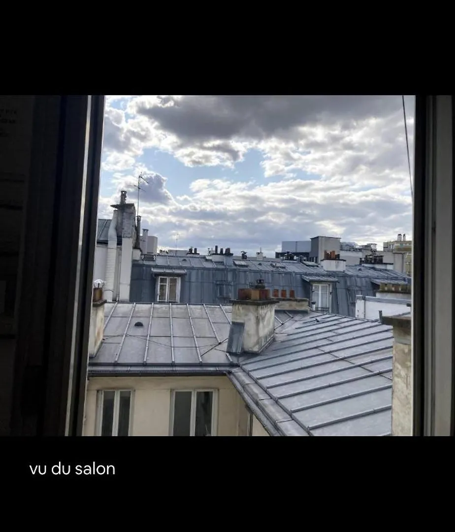 Deux Pieces Lumineux Calme, Vue Sur Le Ciel ! Appartement Parijs