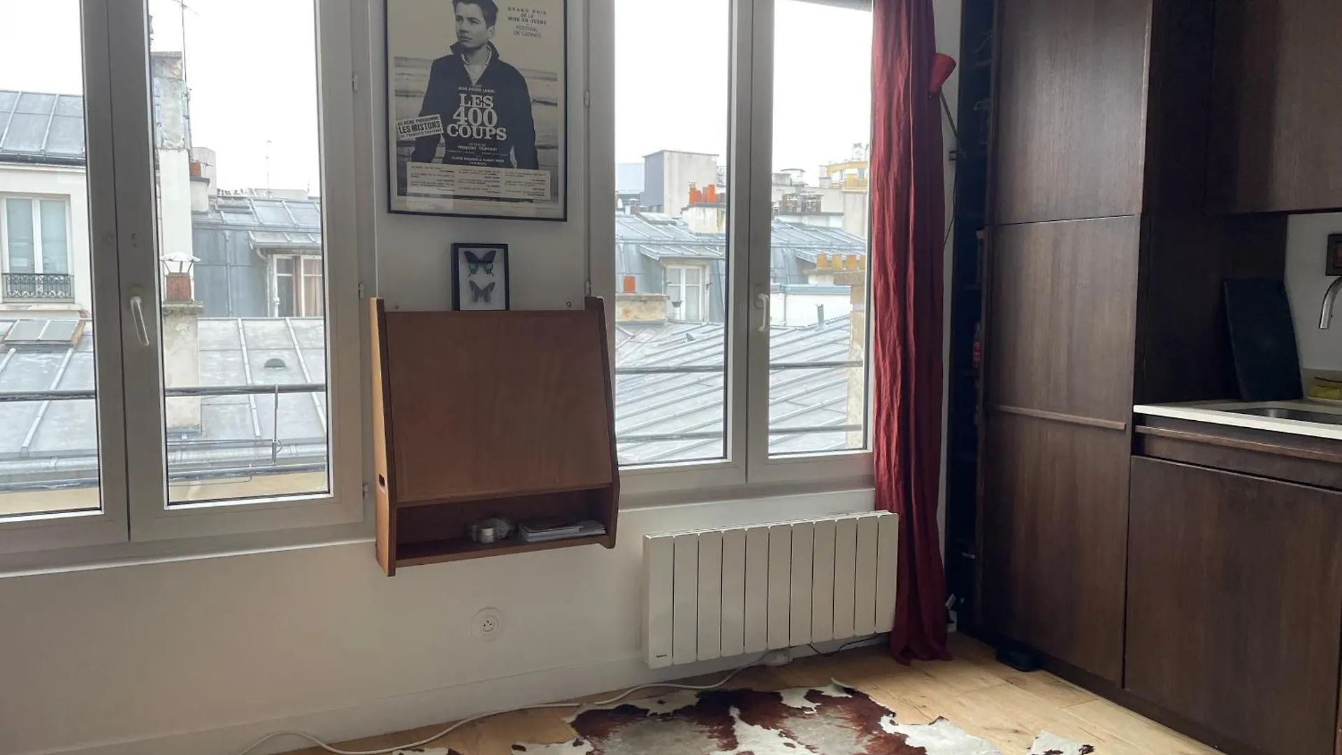 Deux Pieces Lumineux Calme, Vue Sur Le Ciel ! Appartement Parijs