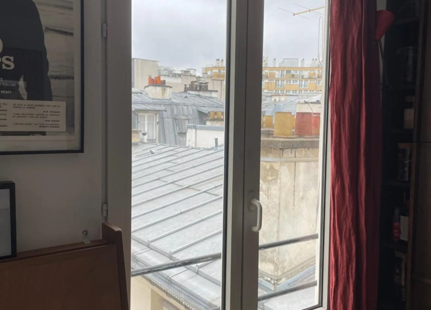Deux Pieces Lumineux Calme, Vue Sur Le Ciel ! Appartement Parijs